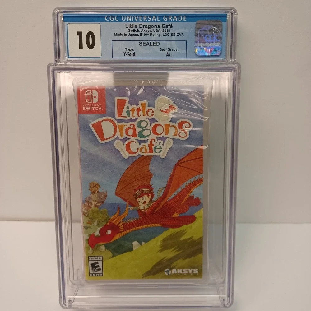 Little Dragons Cafe Nintendo Switch CGC Graded 10 A++